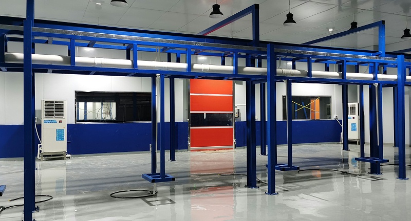 食品廠車間整體制冷降溫，應(yīng)用蒸發(fā)冷省電空調(diào)-立式軸流柜機