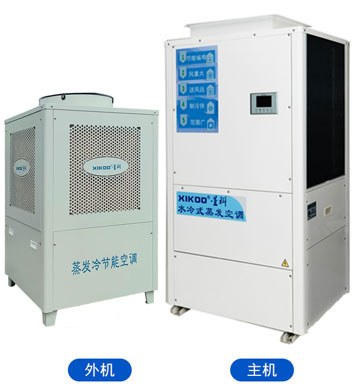 蒸發(fā)冷省電空調-立式管道機應用大型室內羽毛球館降溫