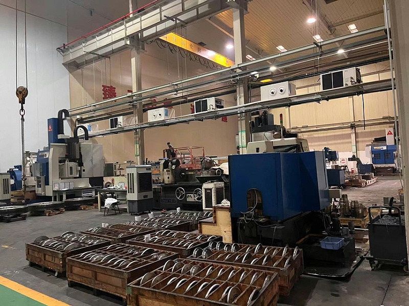 齒輪廠車間降溫使用工業(yè)蒸發(fā)冷省電空調，用電量只需傳統(tǒng)空1/6